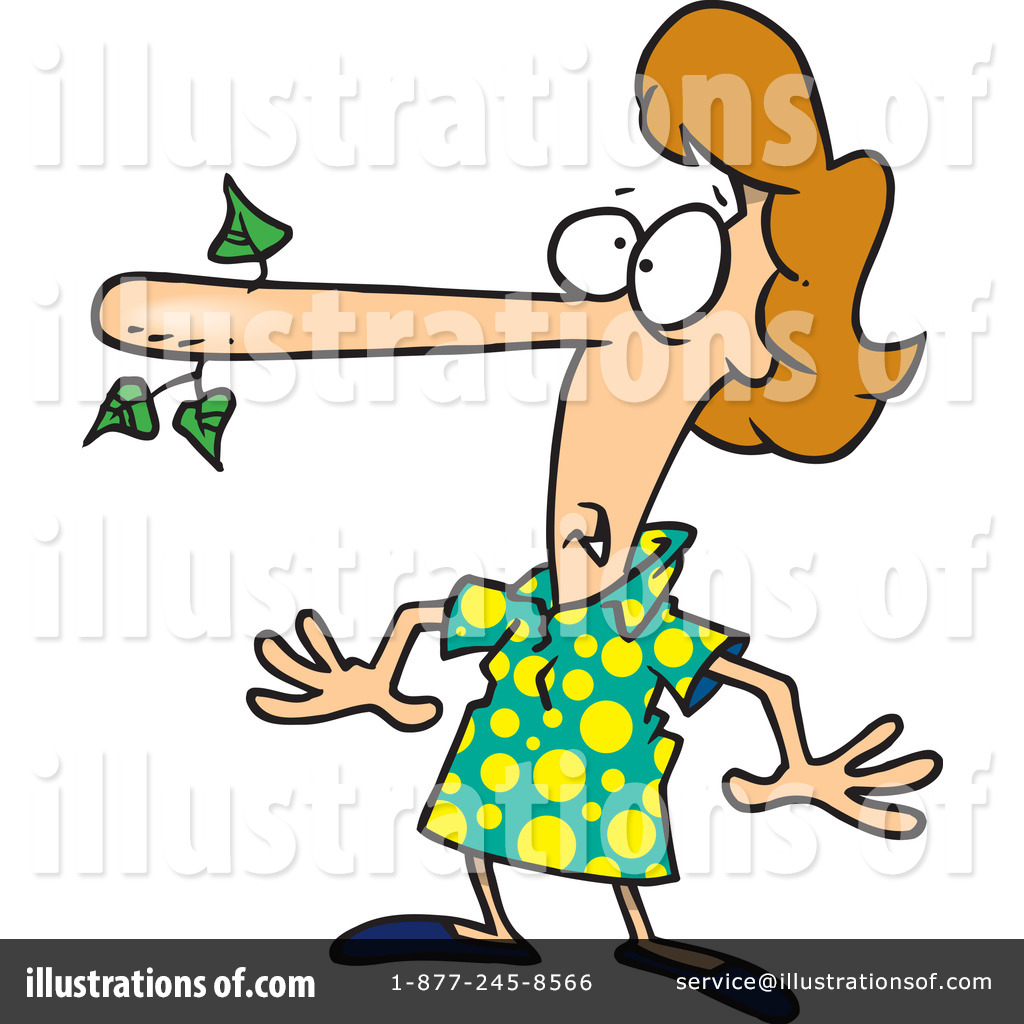 Royalty Free  Rf  Liar Clipart Illustration By Ron Leishman   Stock