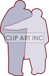 Senior Citizen Slihouette Silhouettes Senior401 Gif Clip Art People