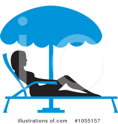 Sunbathing Clipart  1055157 By Any Vector   Royalty Free  Rf  Stock