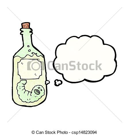 Tequila Bottle Cartoon   Csp14823094