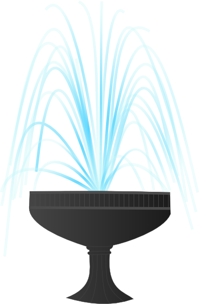 Water Fountain Clip Art At Clker Com   Vector Clip Art Online Royalty