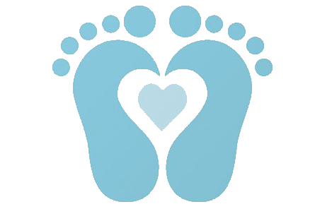 Baby Boy Footprint Clipart