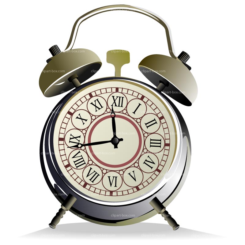 Clipart Old Alarm Clock   Royalty Free Vector Design