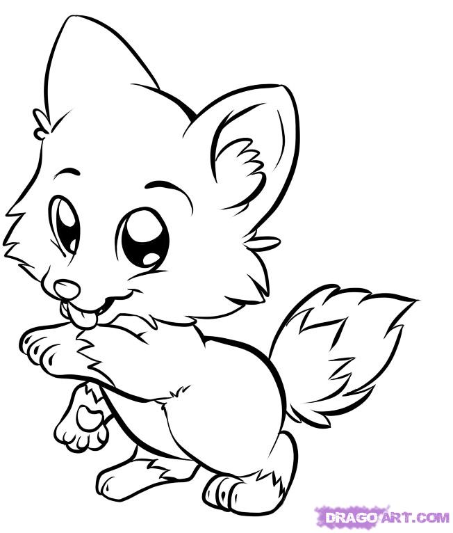 Cute Baby Fox Anime   Clipart Panda   Free Clipart Images