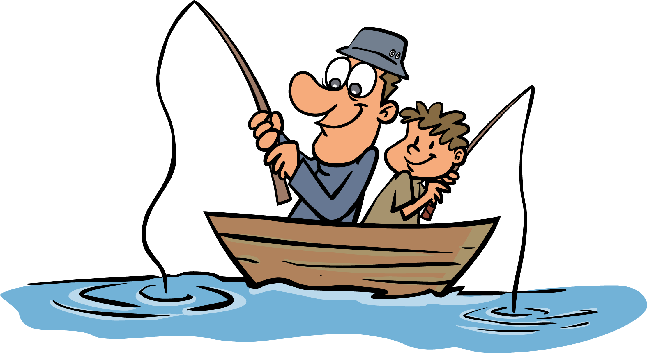 Funny Fisherman Cartoon   Clipart Best