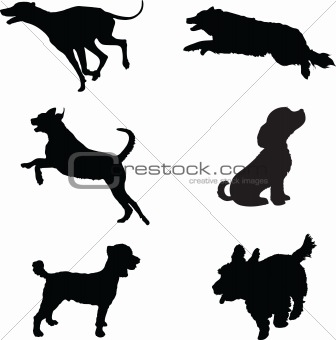Image 3889018  Dog Silhouettes From Crestock Stock Photos