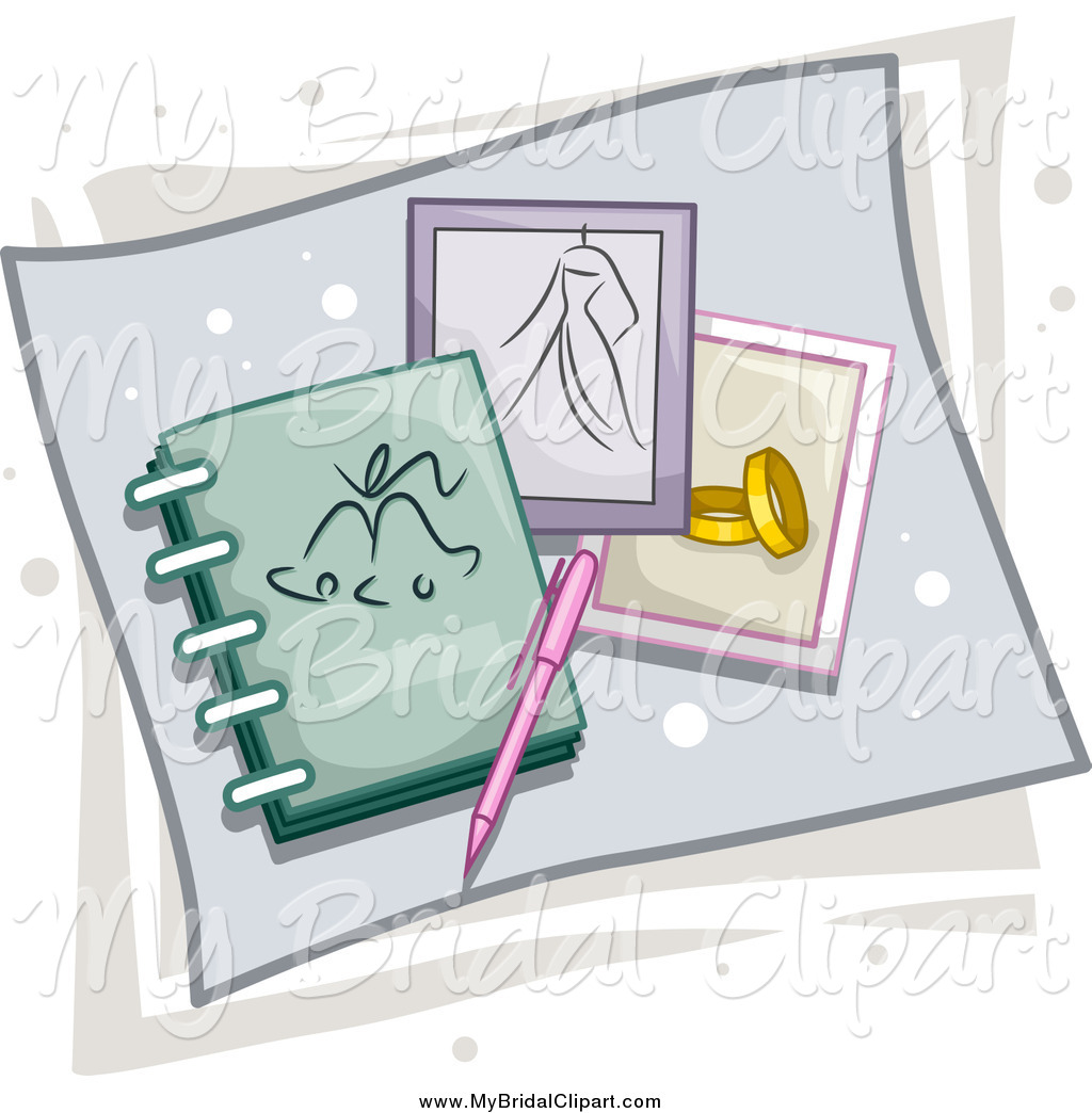 Larger Preview  Bridal Clipart Of A Wedding Bridal Planner Icon By Bnp