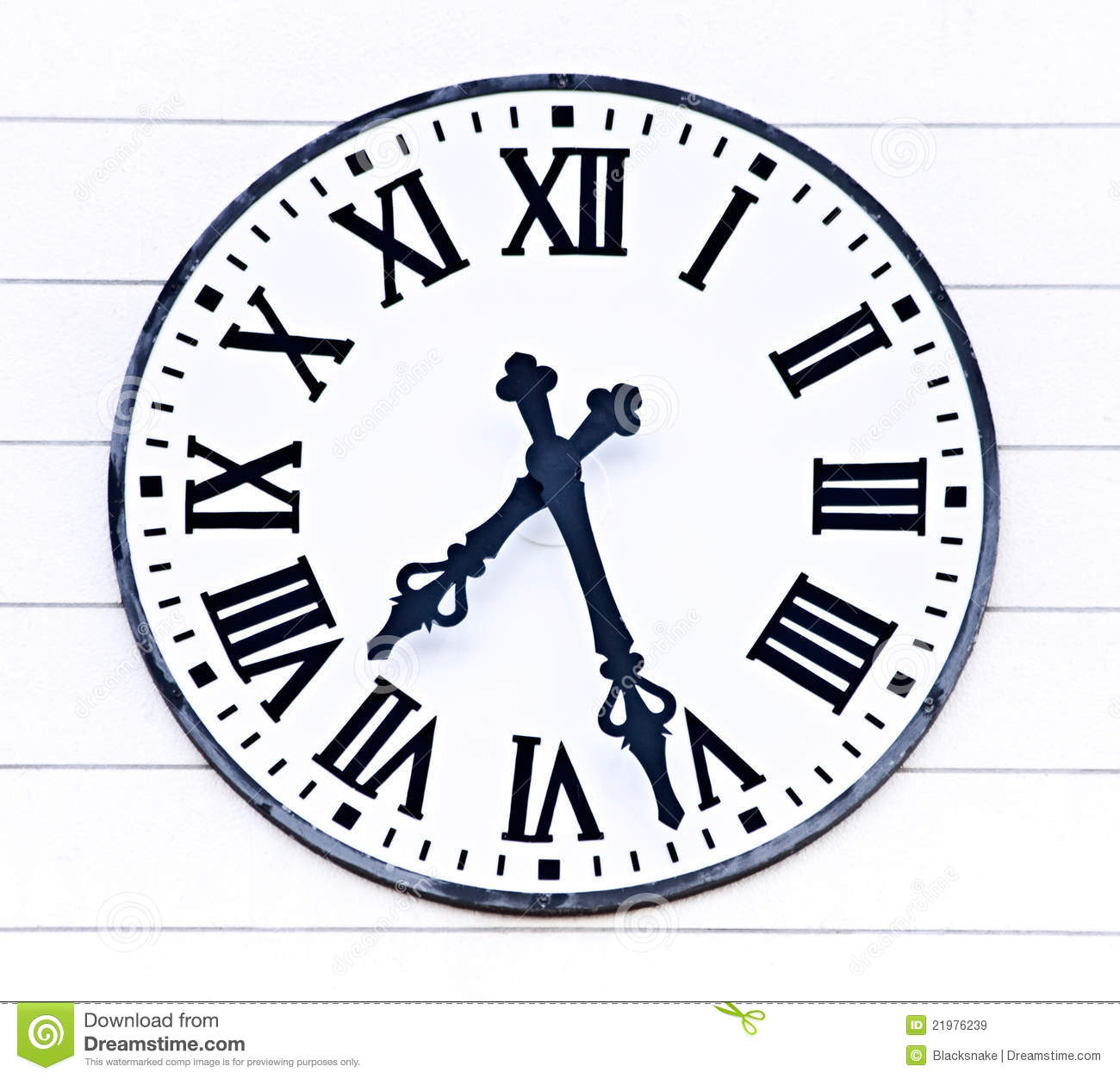 Old Analogue Church Clock Time Royalty Free Stock Images   Image