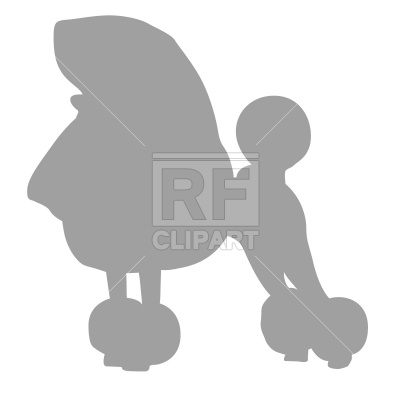 Poodle Silhouette Silhouettes Outlines Download Royalty Free Vector