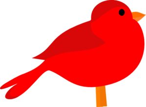 Red Bird Clip Art At Clker Com   Vector Clip Art Online Royalty Free