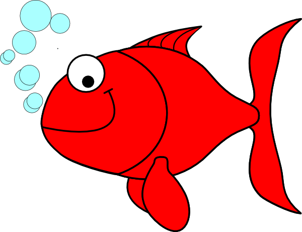 Red Goldfish Clip Art At Clker Com   Vector Clip Art Online Royalty
