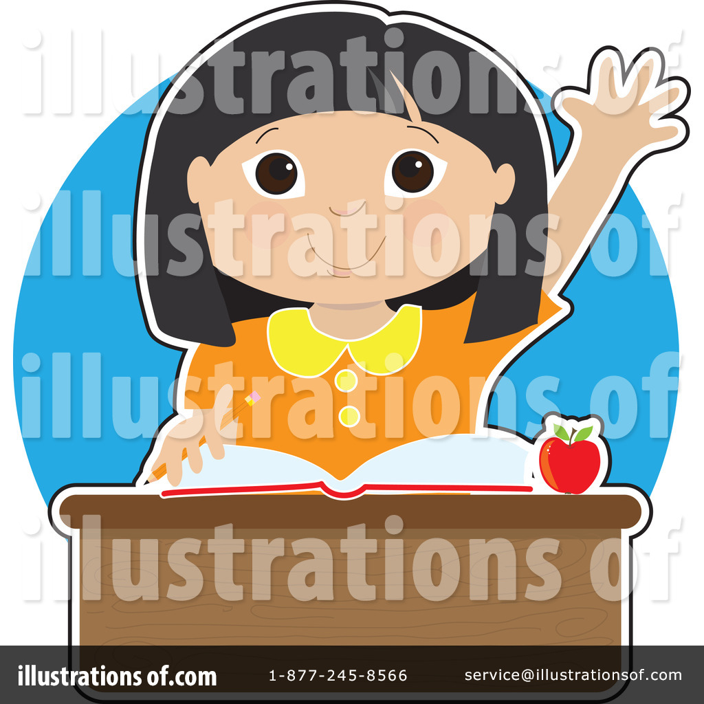Royalty Free  Rf  Student Clipart Illustration By Maria Bell   Stock