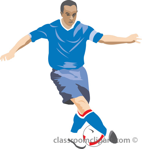 Soccer Clipart   Soccer Player 03 07   Classroom Clipart