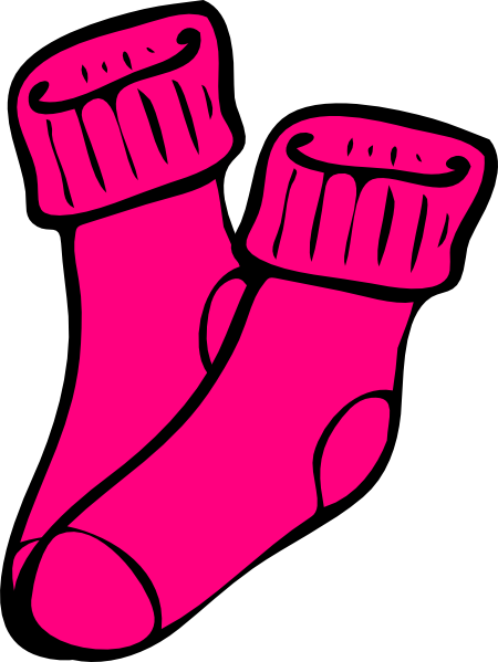 Sock Pair Clip Art At Clker Com   Vector Clip Art Online Royalty Free    
