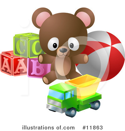 Toys Clipart  11863 By Geo Images   Royalty Free  Rf  Stock    