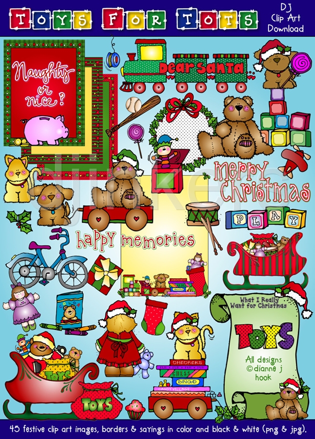 Toys For Tots Clipart Download