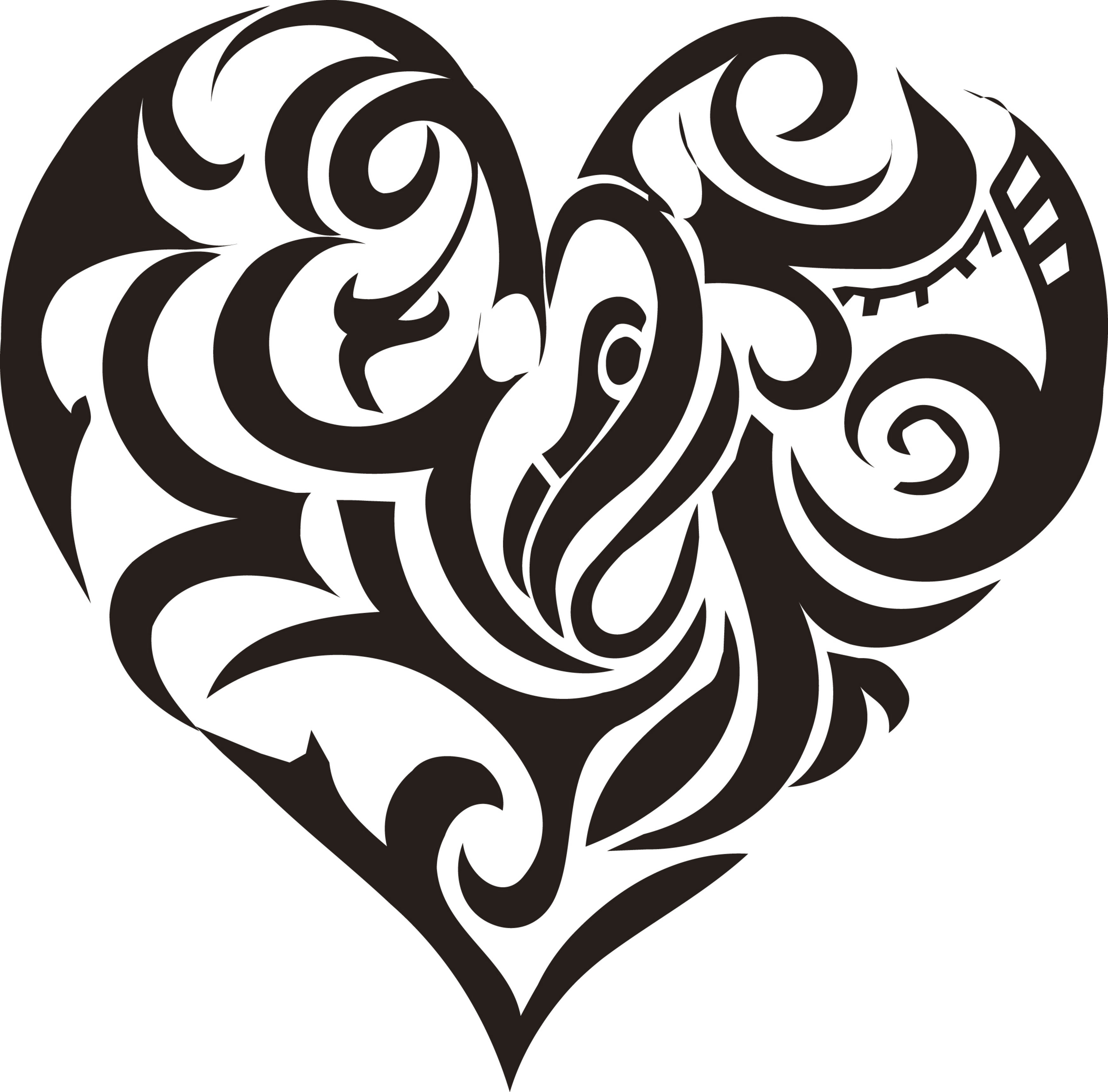 Tribal Hearts Tattoos