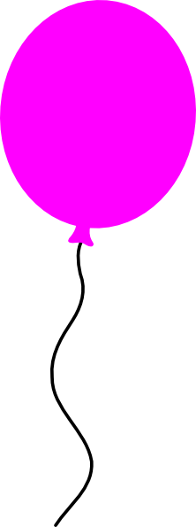 Bright Pink Balloon Clip Art At Clker Com   Vector Clip Art Online