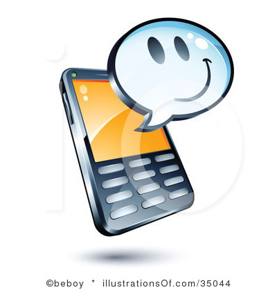 Cell Phone Call Clipart Royalty Free Cell Phone Clipart Illustration