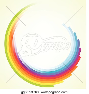 Clipart   Colorful Circular Motion Background  Stock Illustration