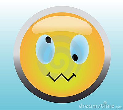 Cross Eye Smile Button Royalty Free Stock Image   Image  8512446