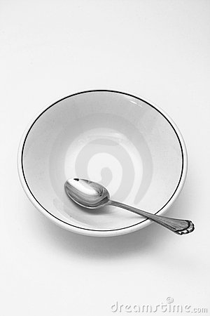 Empty Cereal Bowl Clipart Spoon And Empty Cereal Bowl 