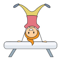 For Gymnastics Pictures   Graphics   Illustrations   Clipart   Photos