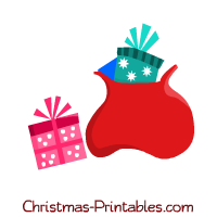 Gift Boxes In Santa S Gift Sack  This Clipart Is Also Cute And
