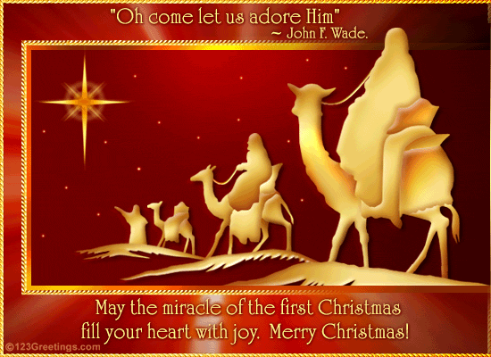 Miracle Of Christmas  Free Religious Blessings Ecards Greeting Cards    
