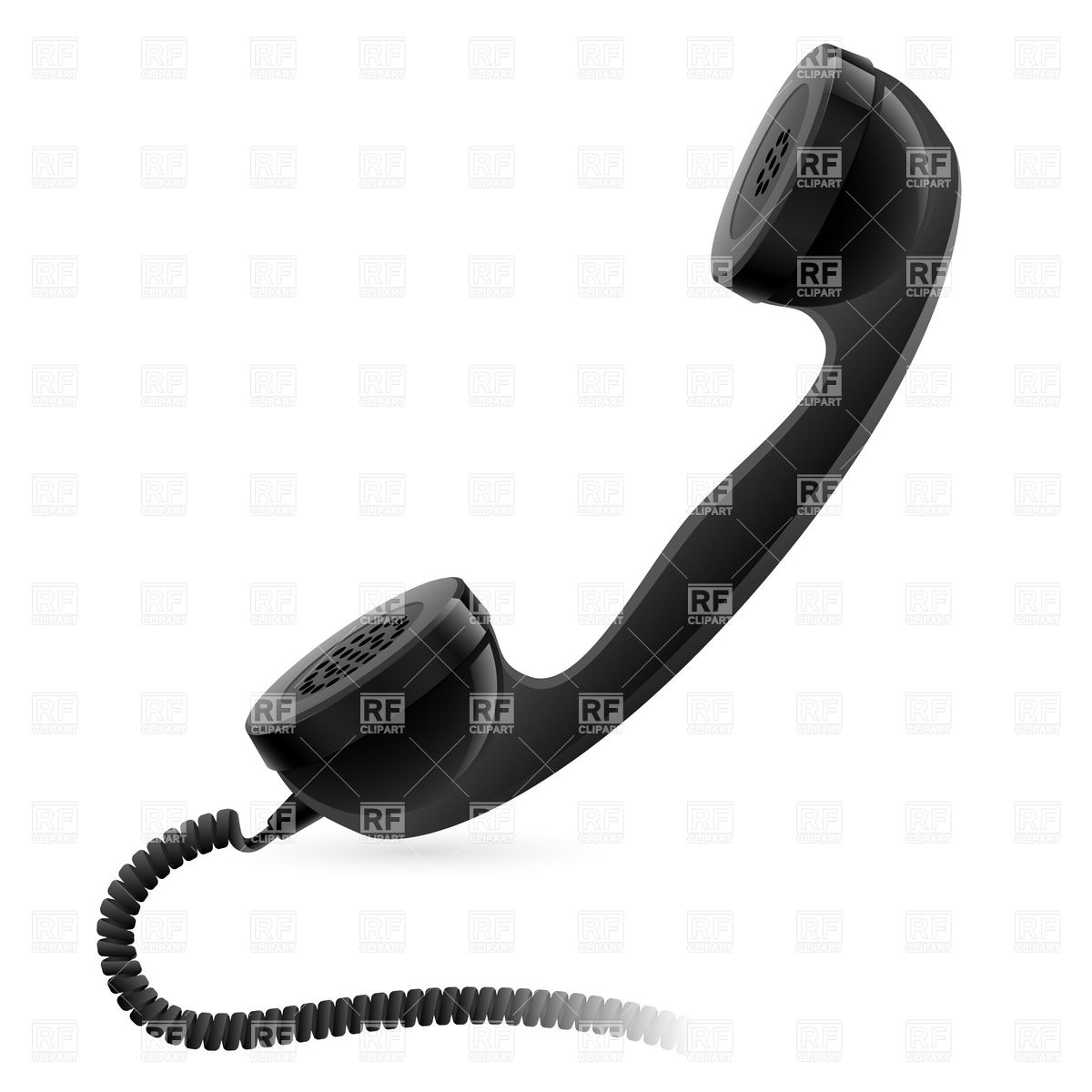 Old Black Telephone Handset 7238 Objects Download Royalty Free