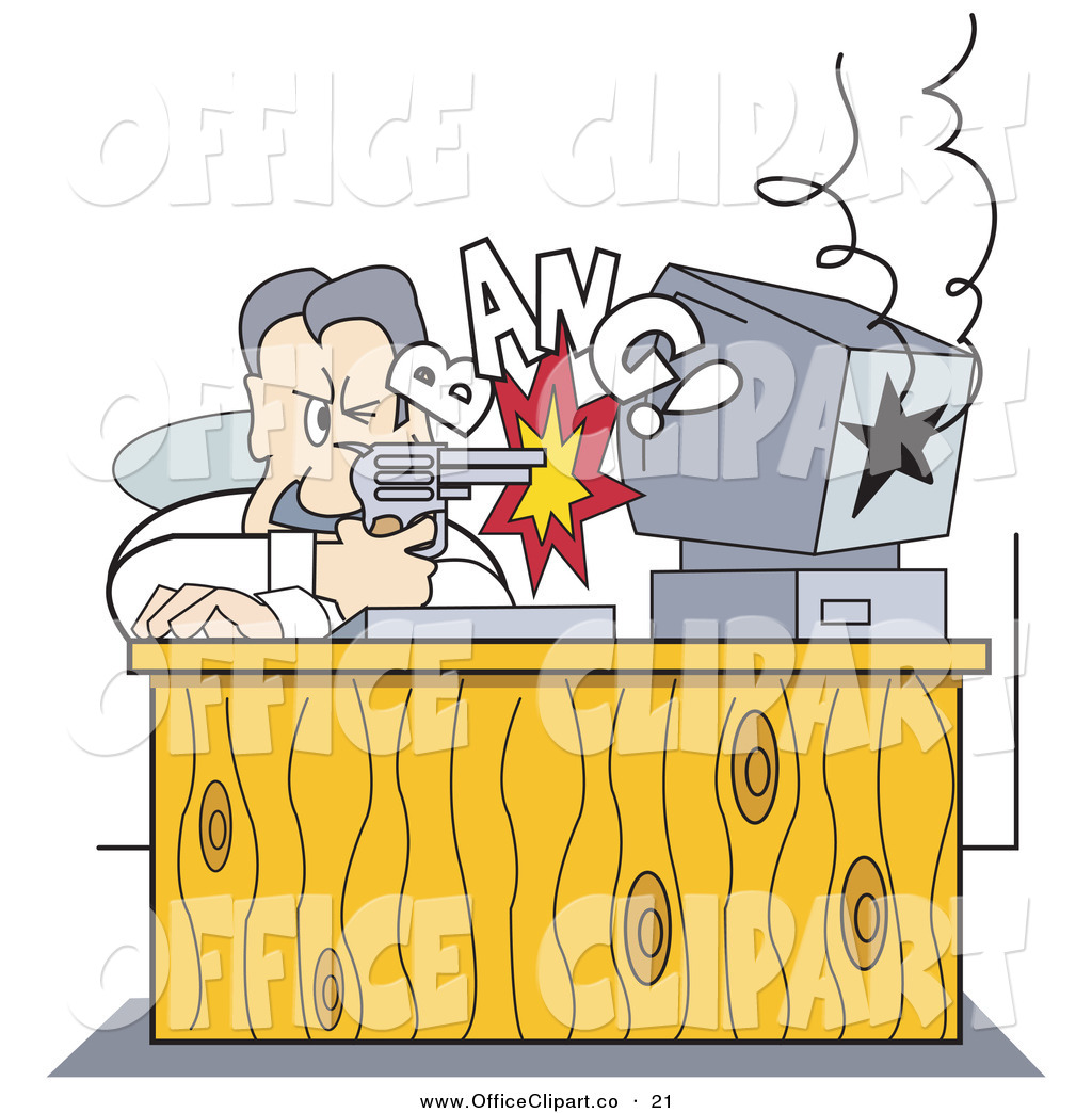 Out Of Office Sign Clipart Vector Clip Art Of An Angry