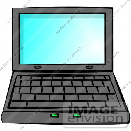 People On Computers Clipart