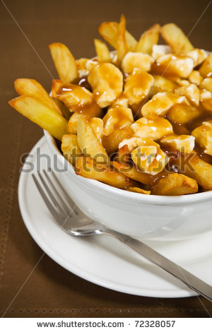 Poutine Meal Made With French Fries Cheese Curds And Gravy  Very    
