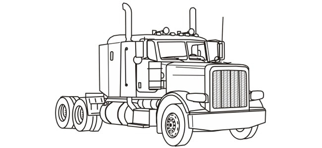 Printables Trucks Kwanza Home Dump Truck Coloring Page Land