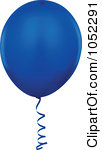 Royalty Free  Rf  Illustrations   Clipart Of Blue Balloons  1