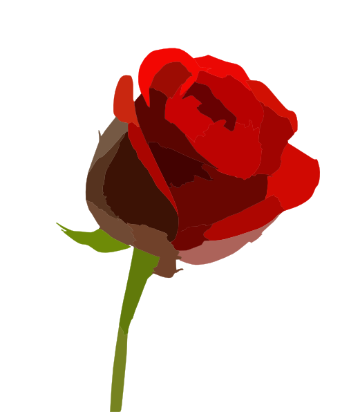 Single Red Rose Clip Art Pic  17