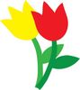 Spring Garden Clip Art Garden Clipart Daisy Clipart Tulips Clipart