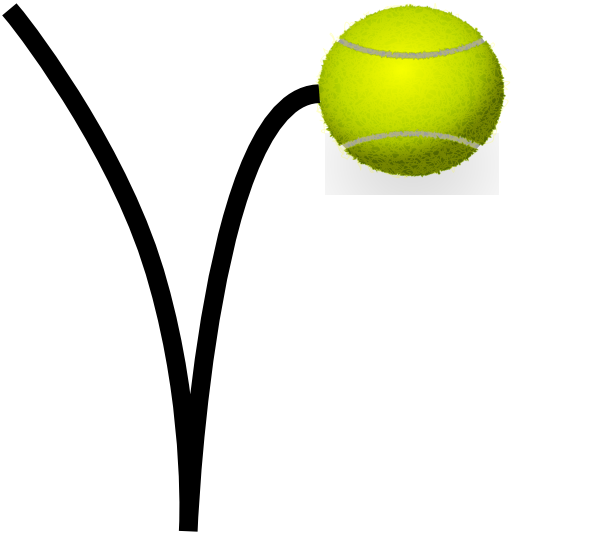 Tennis Ball Bounce Clip Art At Clker Com   Vector Clip Art Online