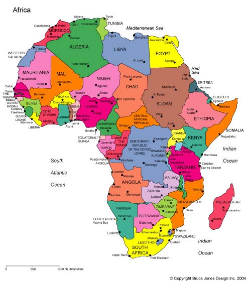 Africa Regional World Map Above Is A Copy Of Our Africa Map One Of The