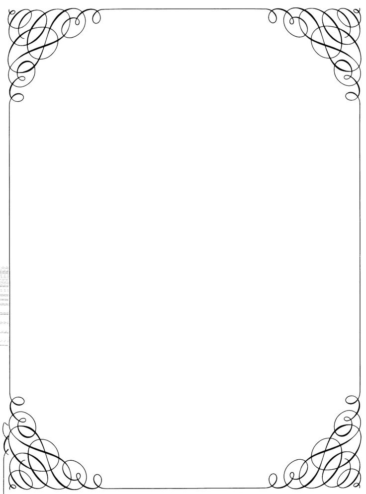 Black And White Christmas Borders And Frames 110 X 150   Cards And    