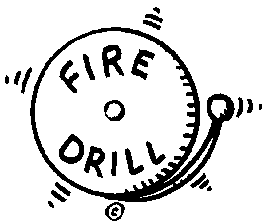 Building Fire Clipart Fire Drill Clip Art Gif