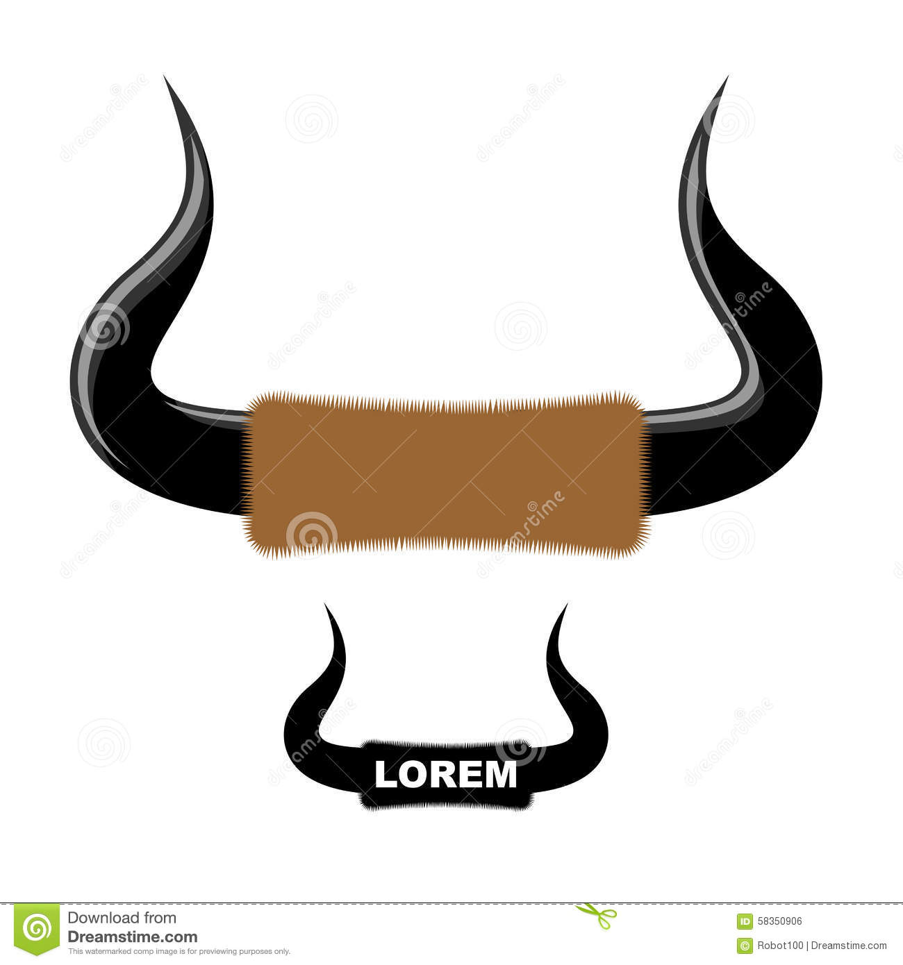 Bull Horns Logo Bull Horns Stock Photos Images   Pictures    6818    