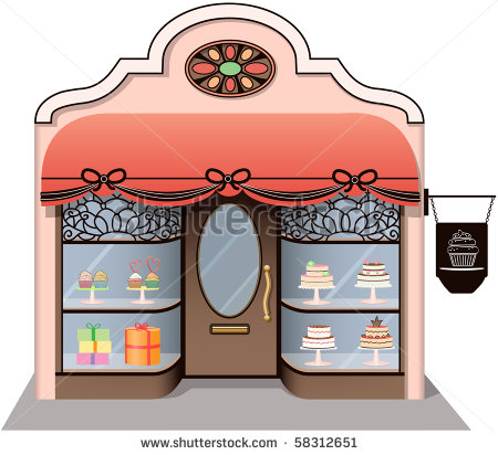 Chic Candy Store Icon  Separately Grouped  Easy Edition  Stock Vector    