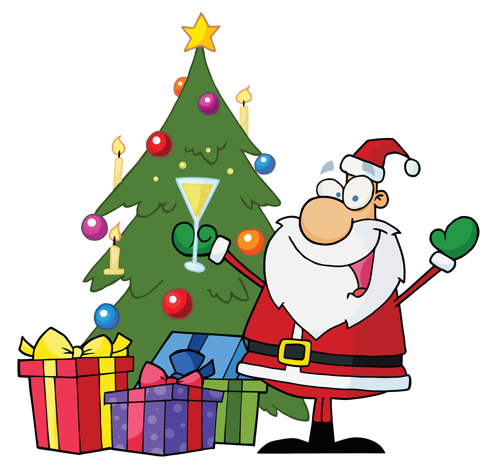 Clipart Christmas Tree With Presents   Clipart Panda   Free Clipart    
