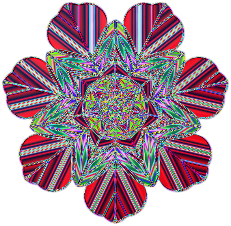 Clipart   Psychedelic Celestial Orchid