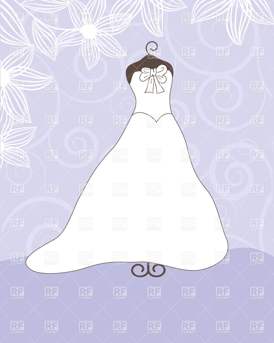 Clipart Wedding Dress Wedding Background With Dress