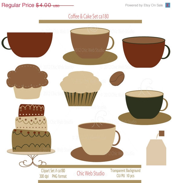 Coffee Cake Clipart