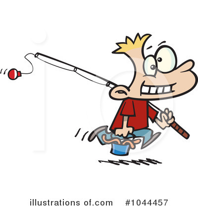 Fishing Clipart  1044457 By Ron Leishman   Royalty Free  Rf  Stock    