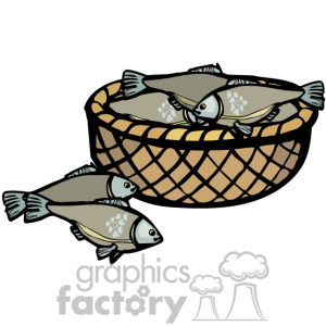 Indian Indians Native Americans Western Navajo Basket Baskets Fish