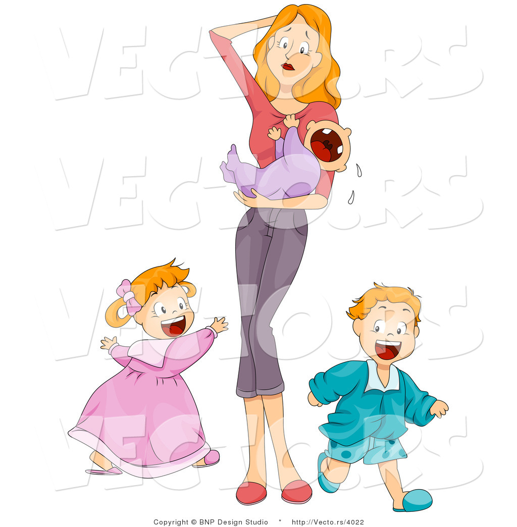 Mother Holding Baby Clipart Clipart Illustrations